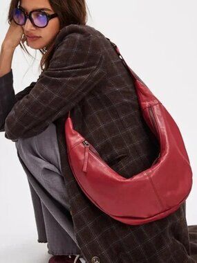 Free People Idle Hands Sling Bag in Red